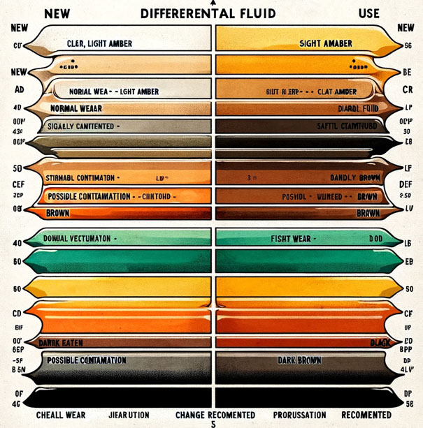 What Color Is Differential Fluid Be Master in it