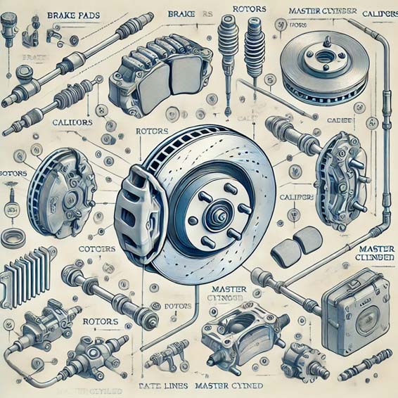 How Long Does It Take to Change Brakes-
BRAKE SYSTEM