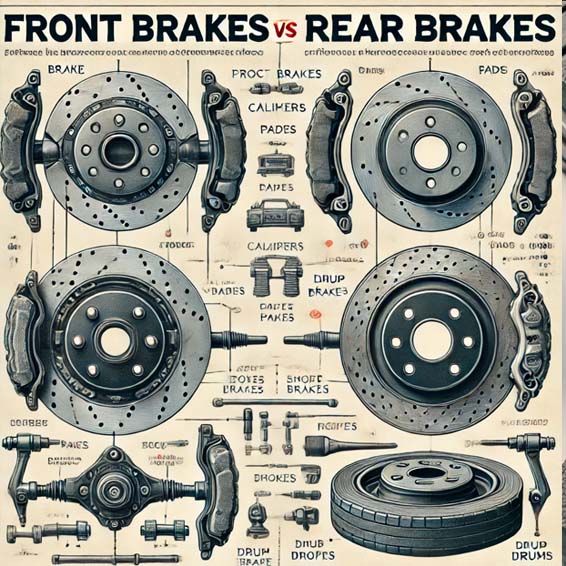 Front Brake vs Rare Brake